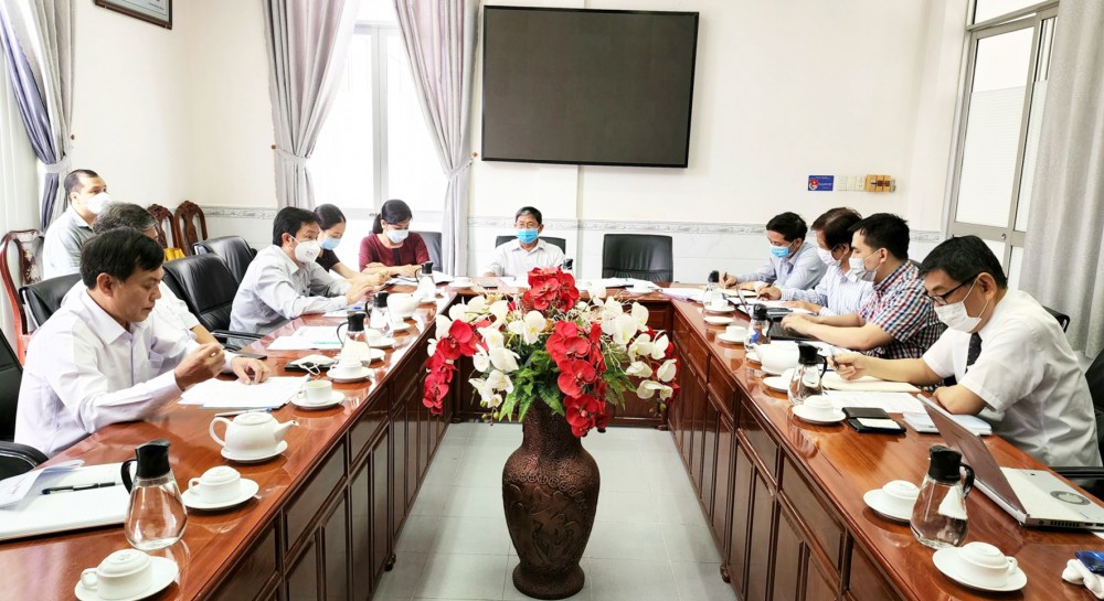 Lãnh đạo TP Cần Thơ làm việc với Đoàn nghiên cứu của JICA.