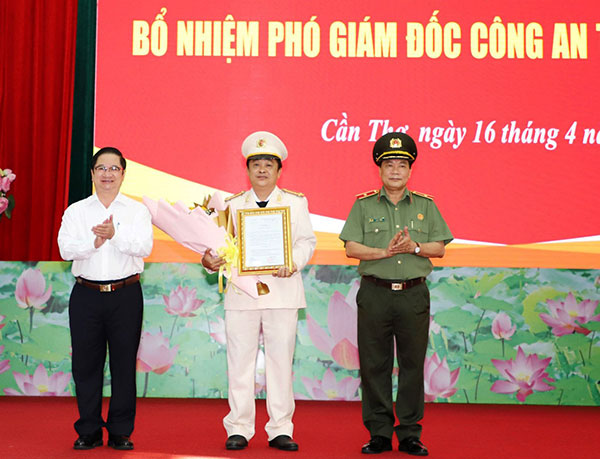 Bổ nhiệm Phó Giám đốc Công an TP Cần Thơ