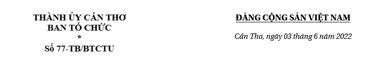Thông báo tuyển dụng công chức cơ quan Đảng, Mặt trận Tổ quốc và các tổ chức chính trị - xã hội năm 2022
