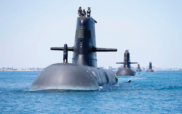 Hạm đội tàu ngầm hiện nay của Úc.
