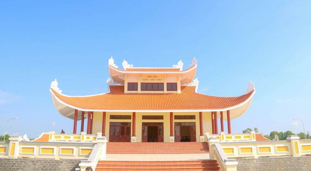 Đền thờ Châu Văn Liêm tại huyện Thới Lai.