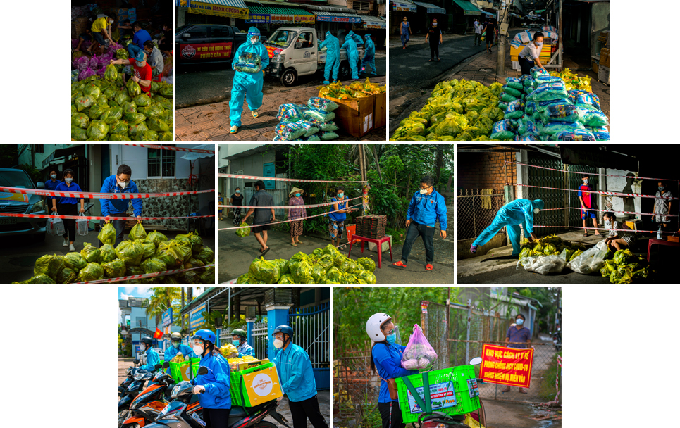 Bộ ảnh “Những sẻ chia khi cần” của tác giả Đỗ Tùng đoạt giải Khuyến khích.