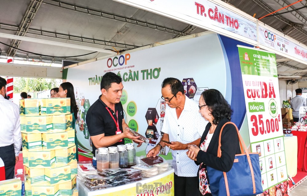 Sở Công Thương TP Cần Thơ phối hợp với Tập đoàn Central Retail tại Việt Nam tổ chức Tuần lễ OCOP tại Trung tâm thương mại GO! Cần Thơ tháng 6-2022.