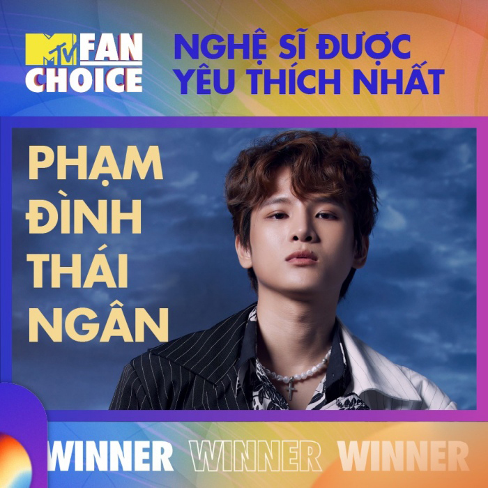 Phạm Đình Thái Ngân được chọn tham dự MTV EMA 2022. Ảnh: MTV Fan Choice