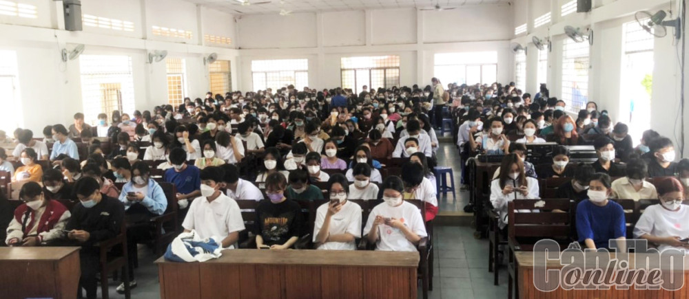 Tuần sinh hoạt công dân HSSV do Trường CĐCT tổ chức đầu tháng 9-2022.