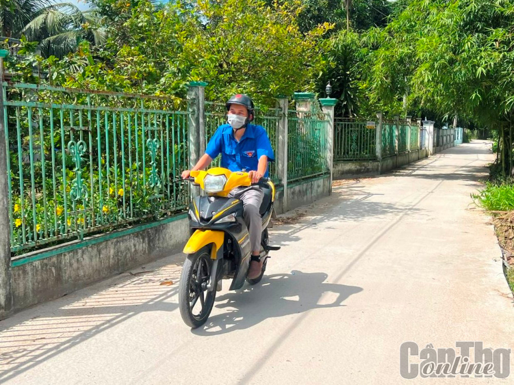 Tuyến đường ở khu vực Bình Phước, phường Phước Thới được mở rộng 3m, đảm bảo cho người dân đi lại thuận tiện, an toàn.