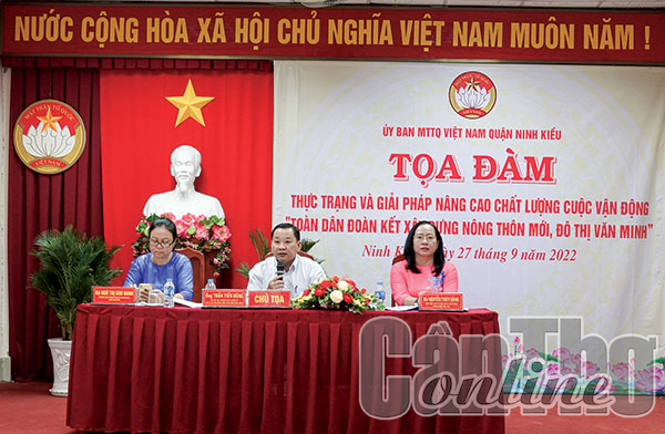 Ninh Kiều đoàn kết, chung tay xây dựng đô thị văn minh