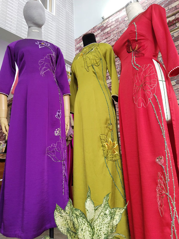 Nhà thiết kế Ngô Ngọc Tuyền & Thiện Trần 'nâng tầm' giá trị áo dài truyền thống tại Cần Thơ