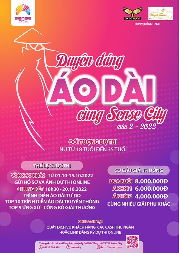 Hành trình đến với Hội thi "Duyên dáng áo dài cùng Sense City" mùa 2 năm 2022