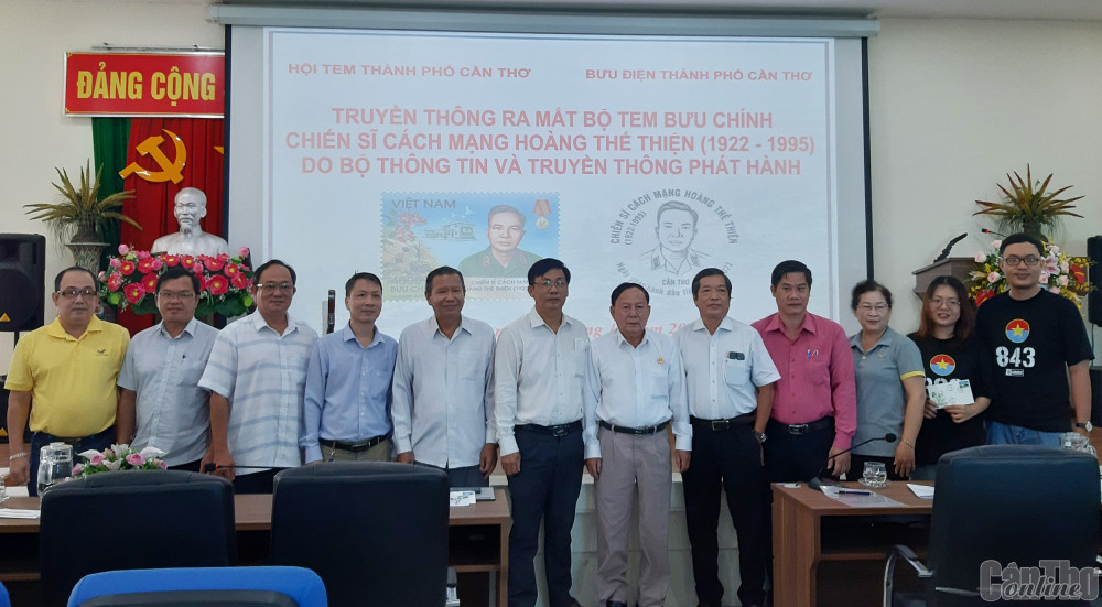 Ra mắt và phát hành bộ tem Chiến sĩ cách mạng Hoàng Thế Thiện