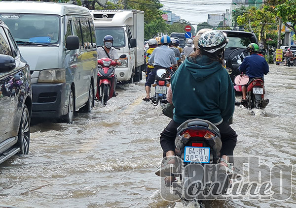 Triều cường đầu tháng 10 âm lịch sẽ lên cao xấp xỉ triều cường rằm tháng 9 âm lịch