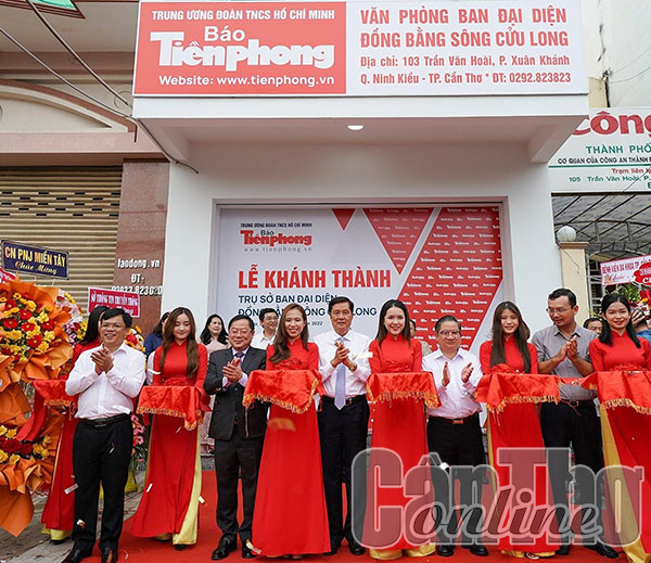 Khánh thành trụ sở Ban đại diện Báo Tiền Phong tại ÐBSCL