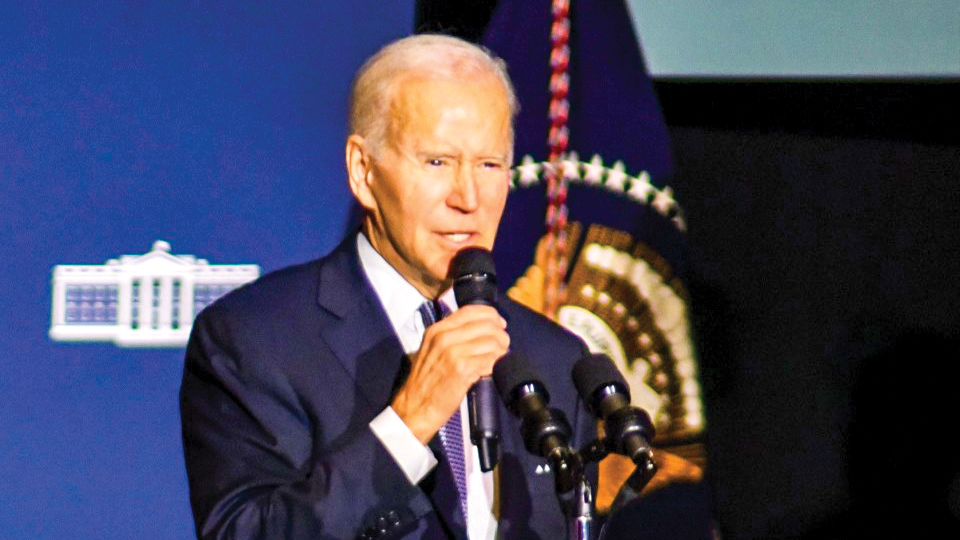 Tổng thống Mỹ Biden. Ảnh: Kyodo