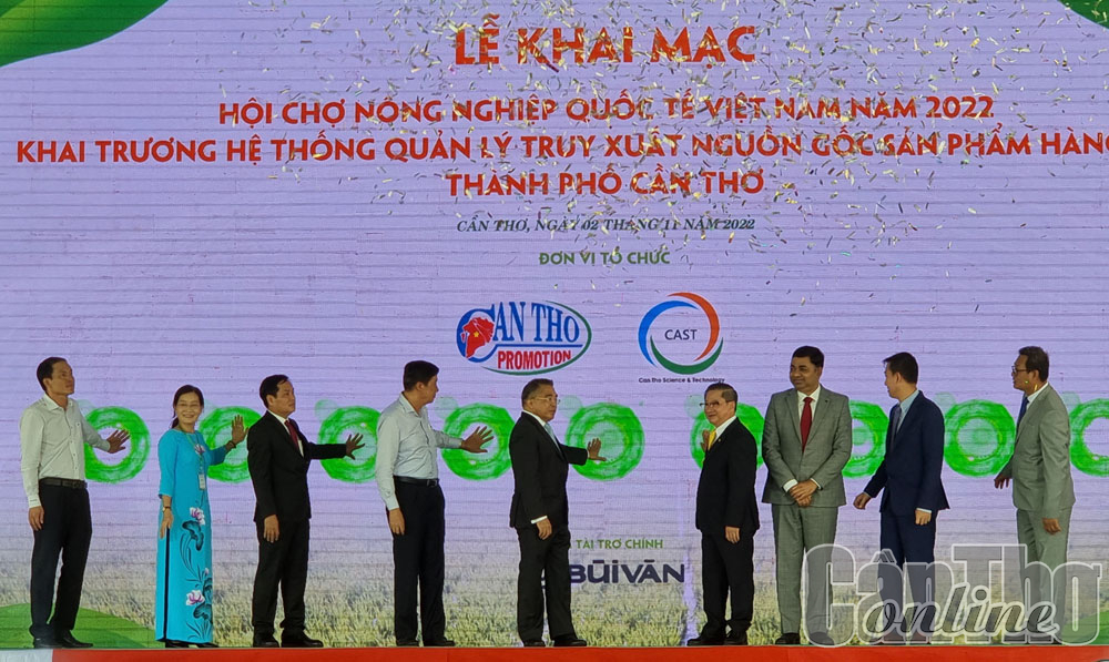 Khai mạc Hội chợ Nông nghiệp Quốc tế Việt Nam năm 2022 tại Cần Thơ