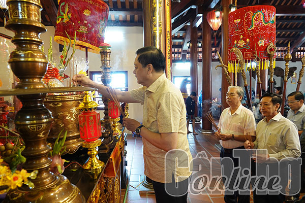 Khai mạc Lễ hội Kỳ Yên Thượng Ðiền Ðình Thần Tân An