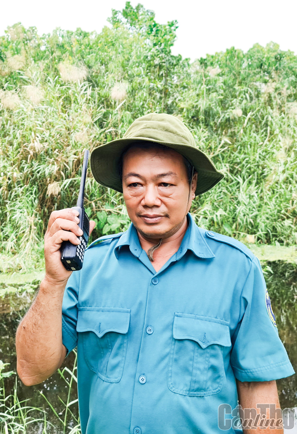 Ông Nguyễn Văn Hải đã có gần 30 năm tham gia giữ rừng U Minh Hạ.