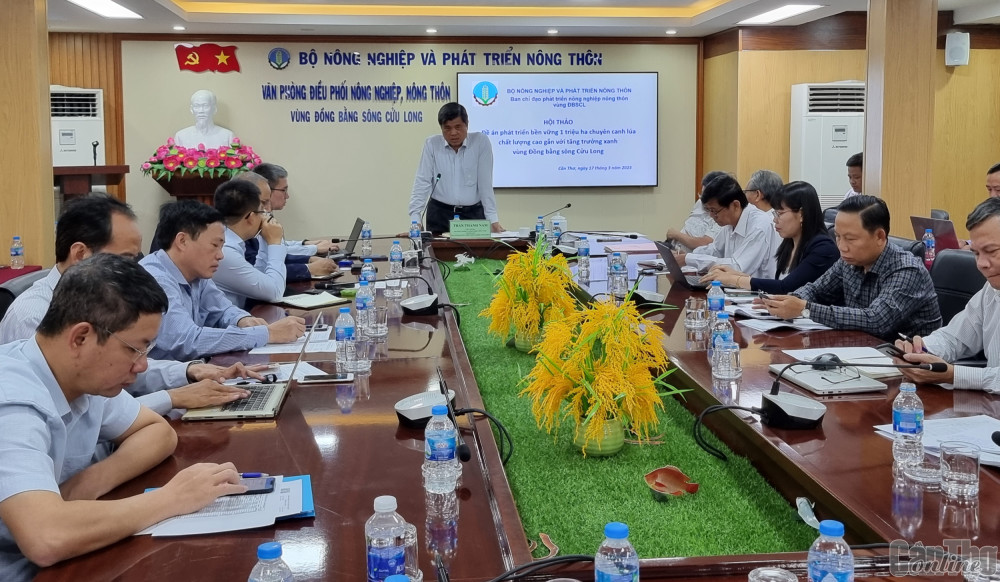 Hưởng ứng Đề án phát triển bền vững 1 triệu héc-ta chuyên lúa chất lượng cao, tăng trưởng xanh vùng ĐBSCL