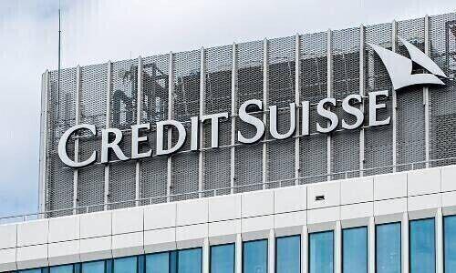 Logo của ngân hàng Credit Suisse. Ảnh: Shutterstock