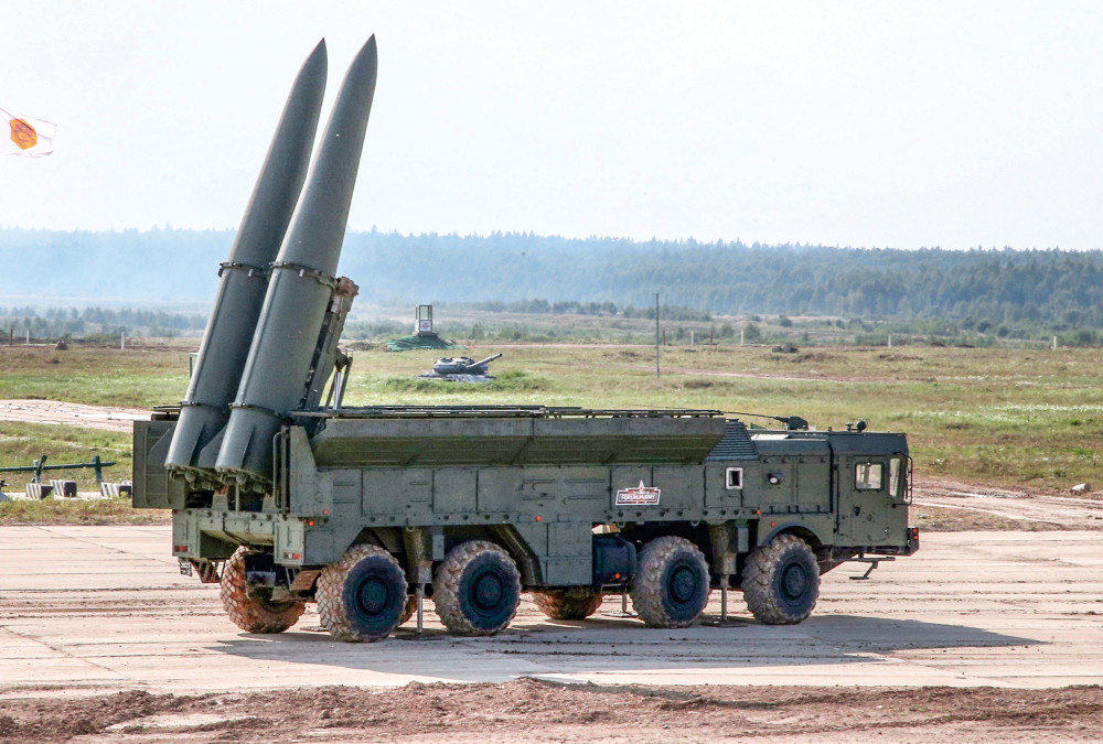 Hệ thống tên lửa Iskander-E của Nga. Ảnh: Getty Images