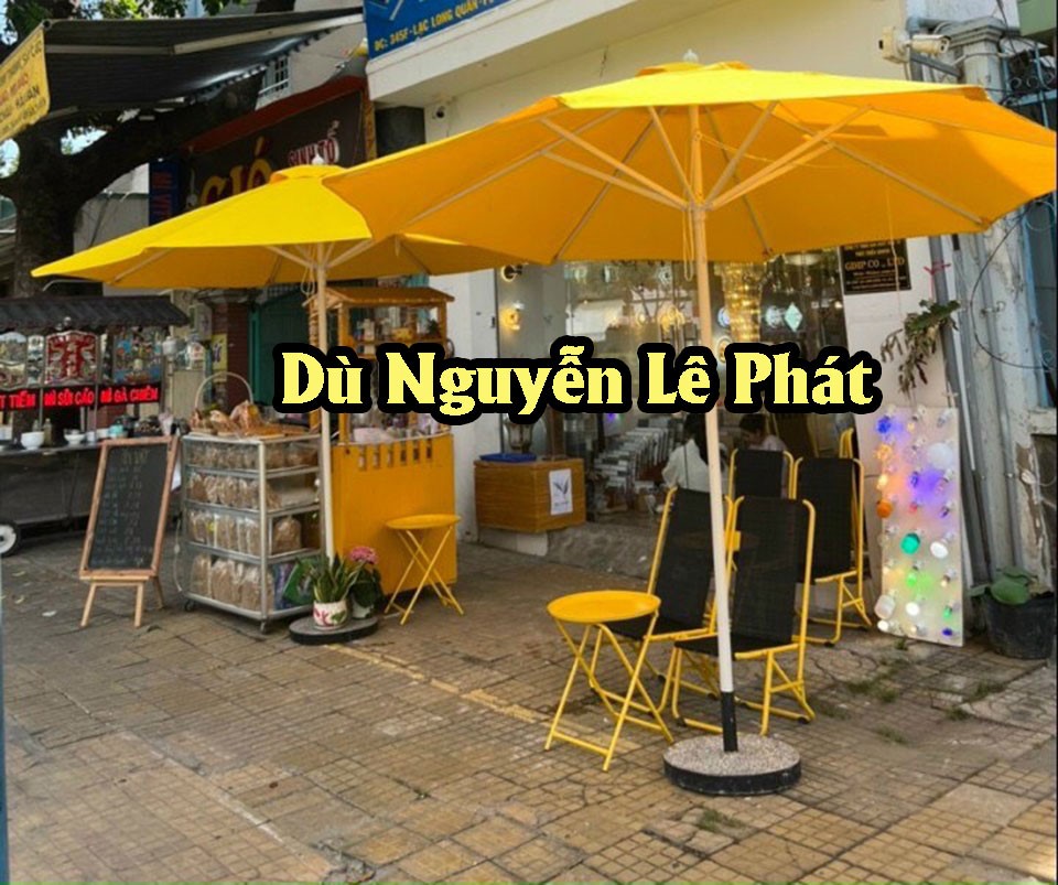 Dù Nguyễn Lê Phát - Cung cấp dù che nắng ngoài trời giá rẻ cho cà phê sân vườn, hồ bơi