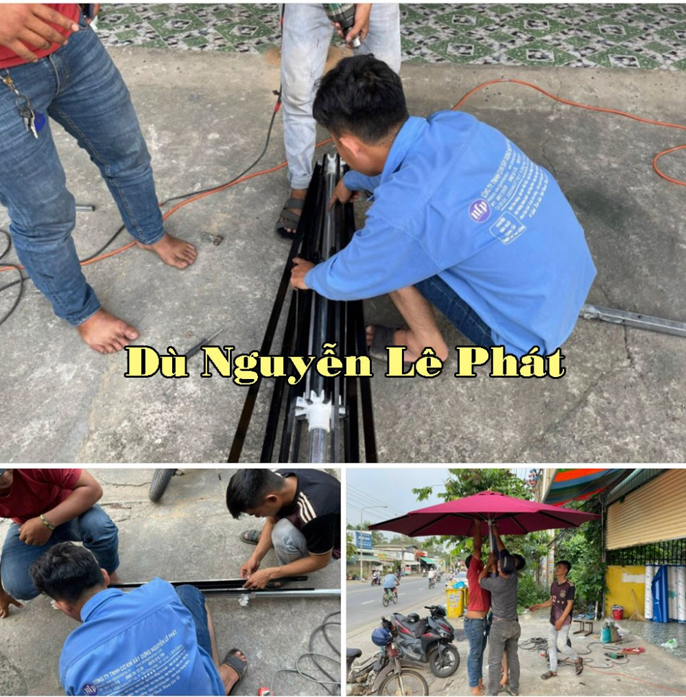 Dù Nguyễn Lê Phát - Cung cấp dù che nắng ngoài trời giá rẻ cho cà phê sân vườn, hồ bơi