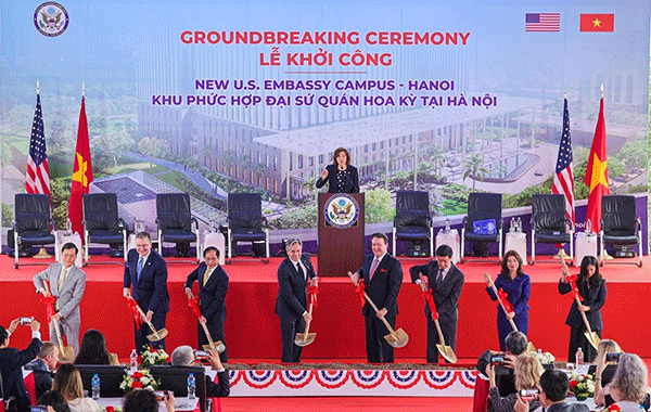 Ðộng thổ xây dựng Ðại sứ quán Hoa Kỳ tại Hà Nội