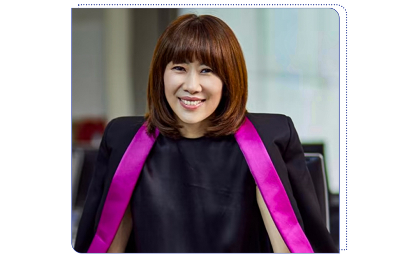 Bà Lee Sue-Kyung khuyến khích phụ nữ can đảm và tự làm chủ cuộc sống của mình.