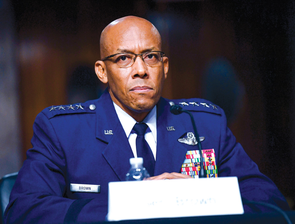 Tướng Brown được tạp chí Time bình chọn là một trong 100 nhân vật có ảnh hưởng nhất thế giới vào năm 2020. Ảnh: Time