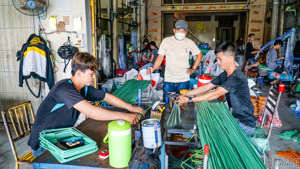 Hoạt động tại cơ sở lú lưới Hữu Tý ở khu vực Tân Lợi 2.