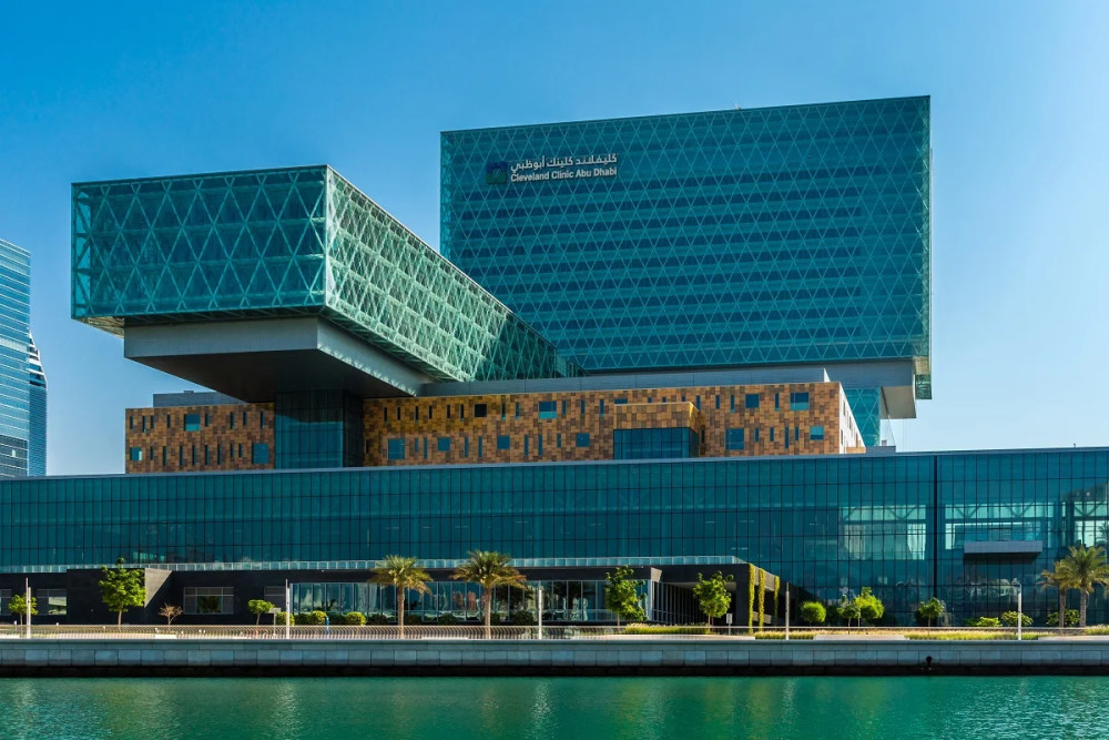 Cleveland Clinic Abu Dhabi, một trong những bệnh viện hàng đầu thế giới tại UAE. Ảnh: Shutterstock