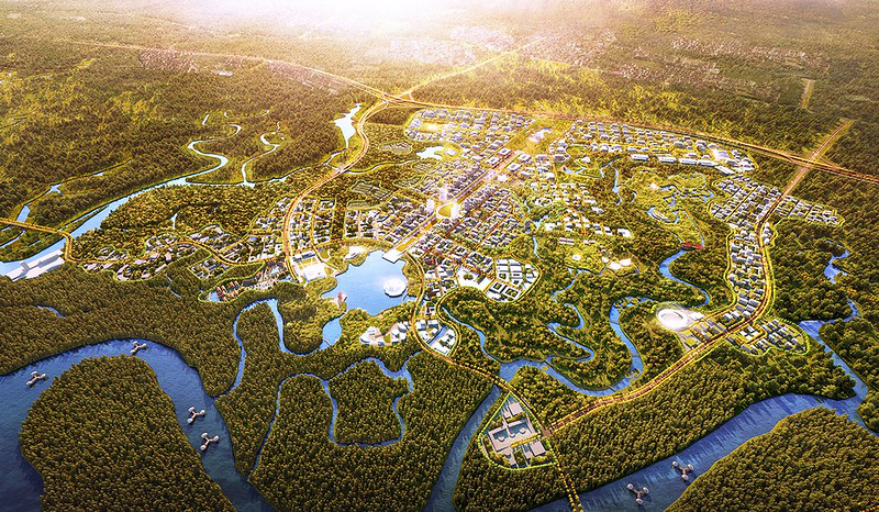 Thành phố Nusantara, nơi được chọn làm thủ đô mới của Indonesia. Ảnh: Future Southeast Asia