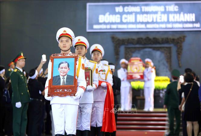 Tổ chức trọng thể Lễ tang nguyên Phó Thủ tướng Nguyễn Khánh