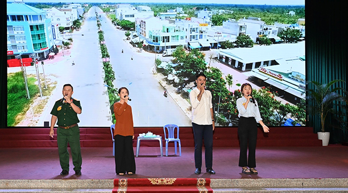 Phần thi của đội Ban CHQS huyện Phong Điền.