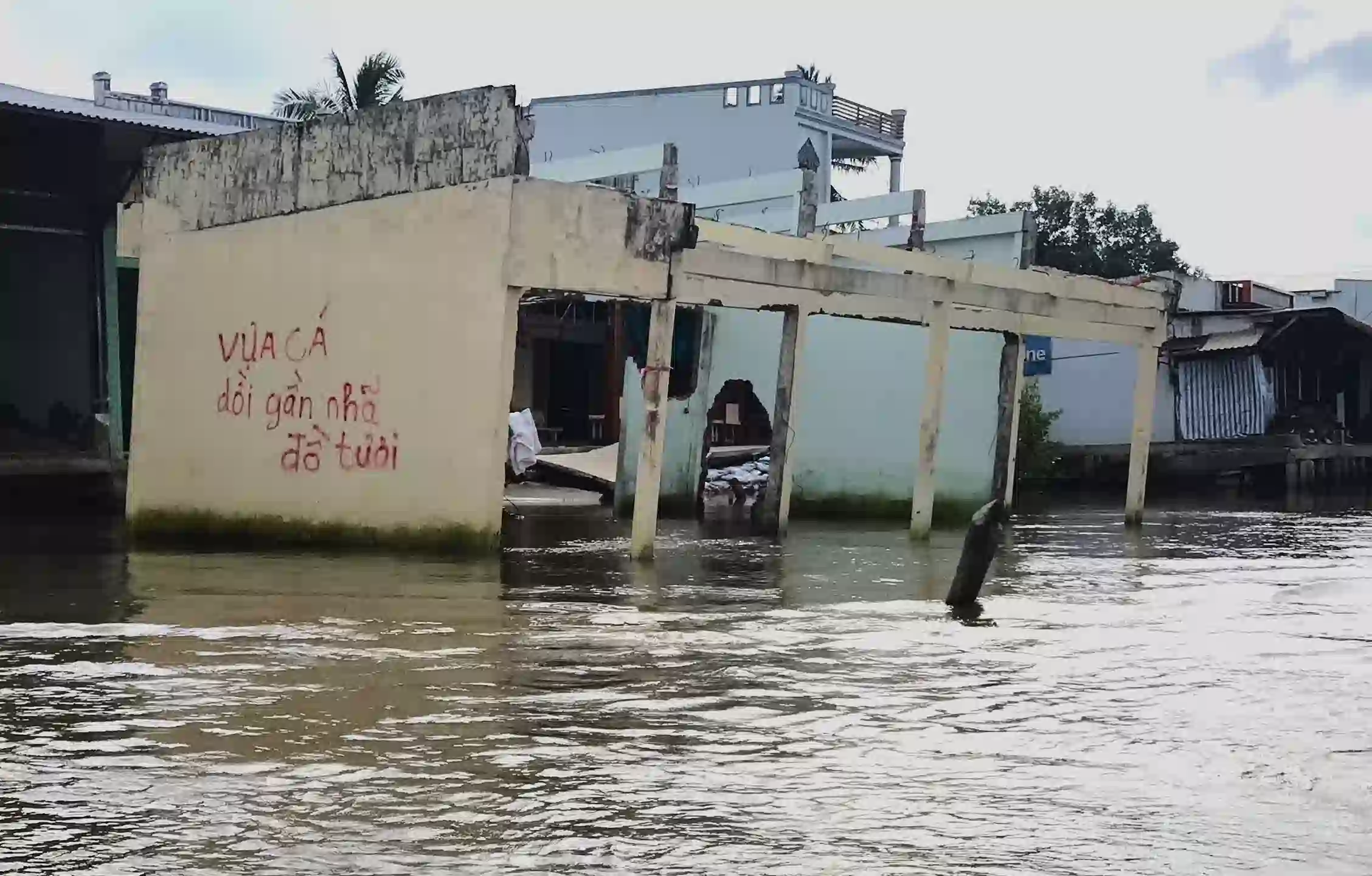 Sạt lở tàn phá bờ sông, bờ biển Cà Mau