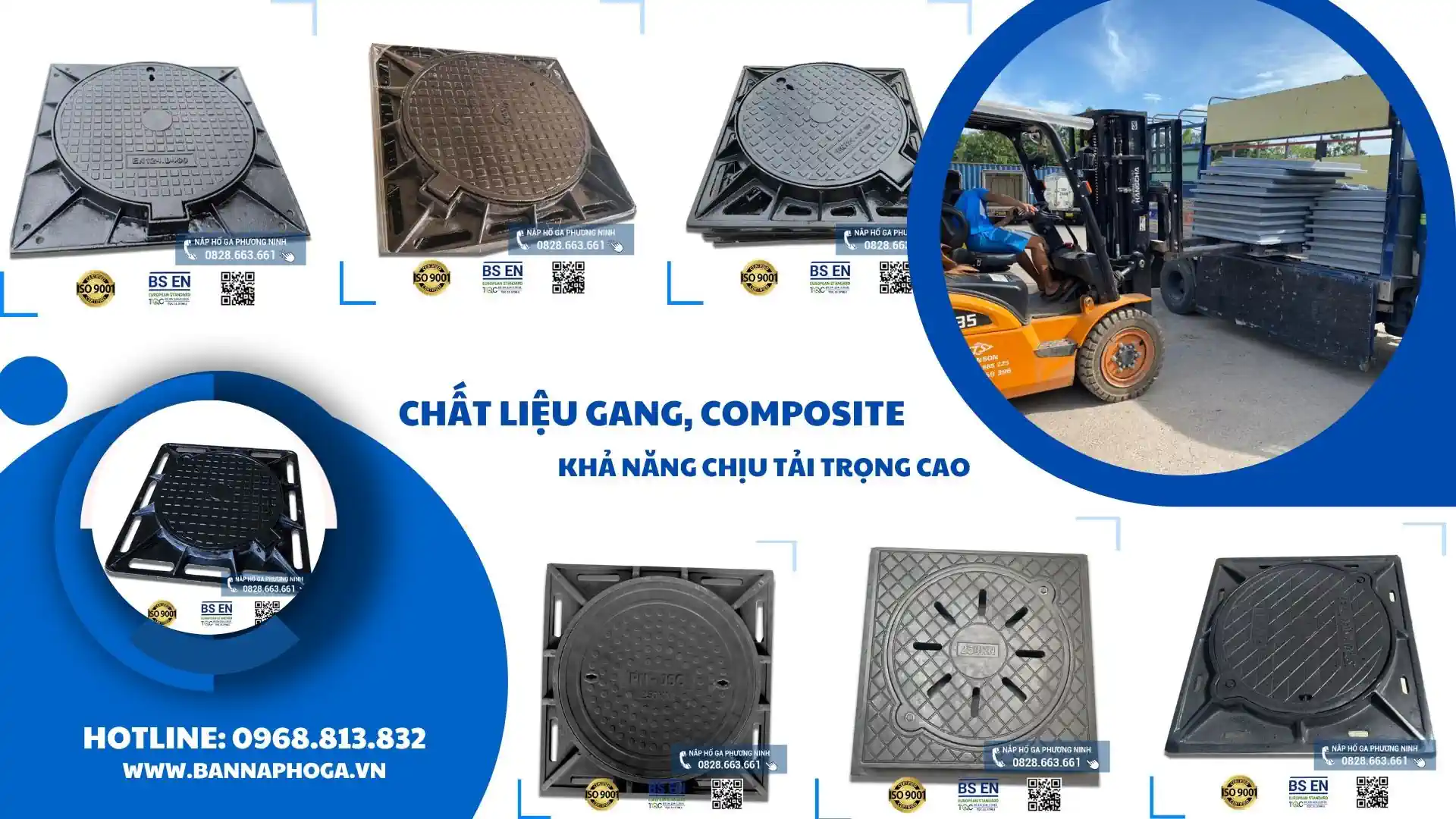 Nắp hố ga Phương Ninh khẳng định thương hiệu chất lượng sản phẩm