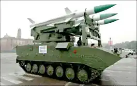 Chạy đua sản xuất tên lửa ở châu Á Tên lửa Akash của Ấn Độ. Ảnh: AFP