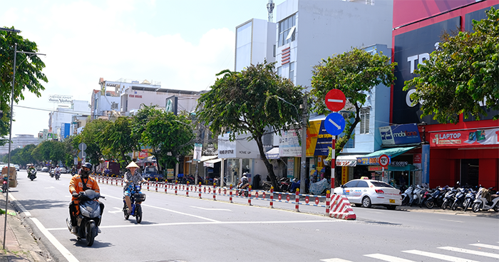 Dự án cải tạo 32 tuyến đường trên địa bàn quận Ninh Kiều, chủ yếu tại các tuyến thường xuyên ngập sâu khi mưa lớn hoặc triều cường lên cao. Đường Lý Tự Trọng sau khi được cải tạo.