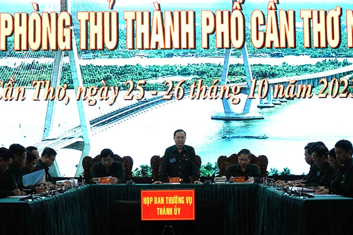 Khai mạc diễn tập khu vực phòng thủ TP Cần Thơ năm 2023