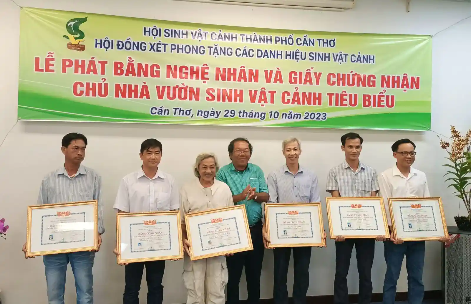 Cần Thơ có 9 Nhà vườn Sinh vật cảnh tiêu biểu cấp quốc gia năm 2023