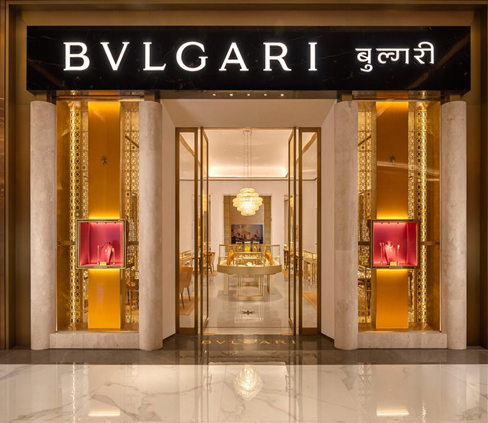 Cửa hàng Bulgari vừa mở tại Mumbai vào đầu tháng 11-2023.