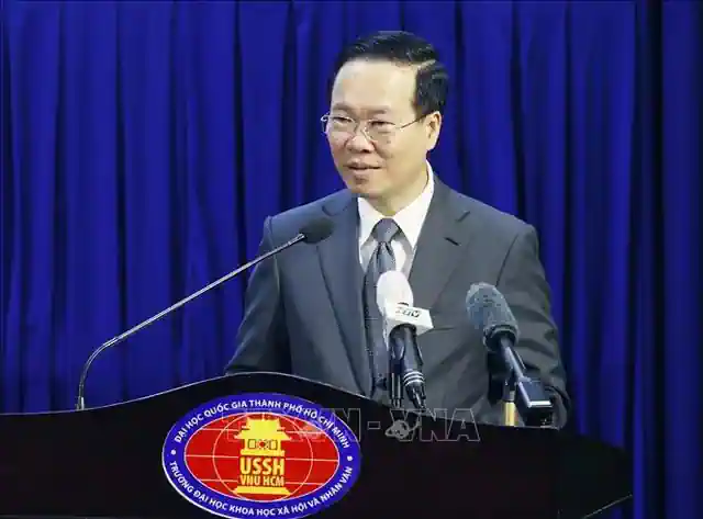 Chủ tịch nước Võ Văn Thưởng: Kiên trì đổi mới để nâng cao chất lượng đào tạo, nghiên cứu lĩnh vực KHXH&NV