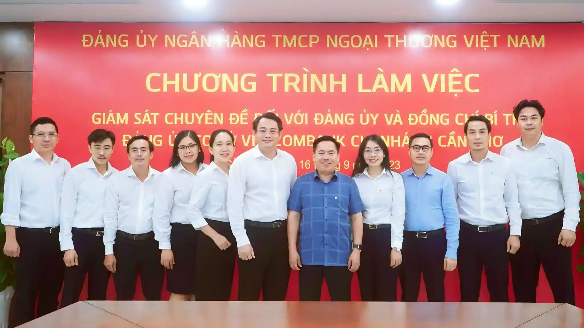 Đảng ủy VCB Cần Thơ hoàn thành tốt chương trình làm việc, giám sát chuyên đề của Đảng ủy Vietcombank.