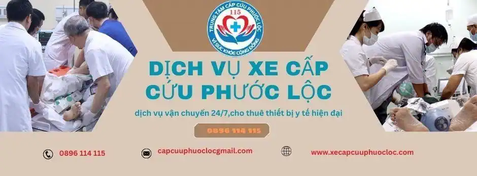 Ở đâu cần xe cấp cứu ở đó có dịch vụ Trung tâm cấp cứu Phước Lộc