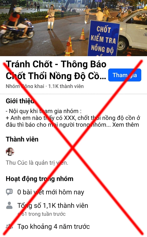 Báo chốt cảnh sát giao thông có thể bị phạt đến 20 triệu đồng