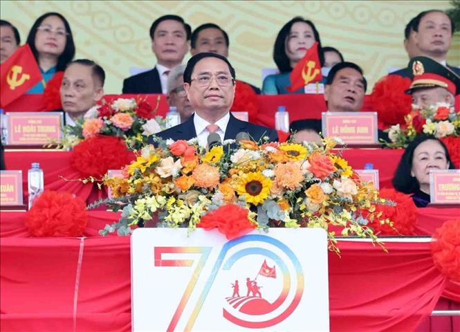 Lễ mít tinh, diễu binh, diễu hành Kỷ niệm 70 năm Chiến thắng Điện Biên Phủ: Viết tiếp những bản hùng ca