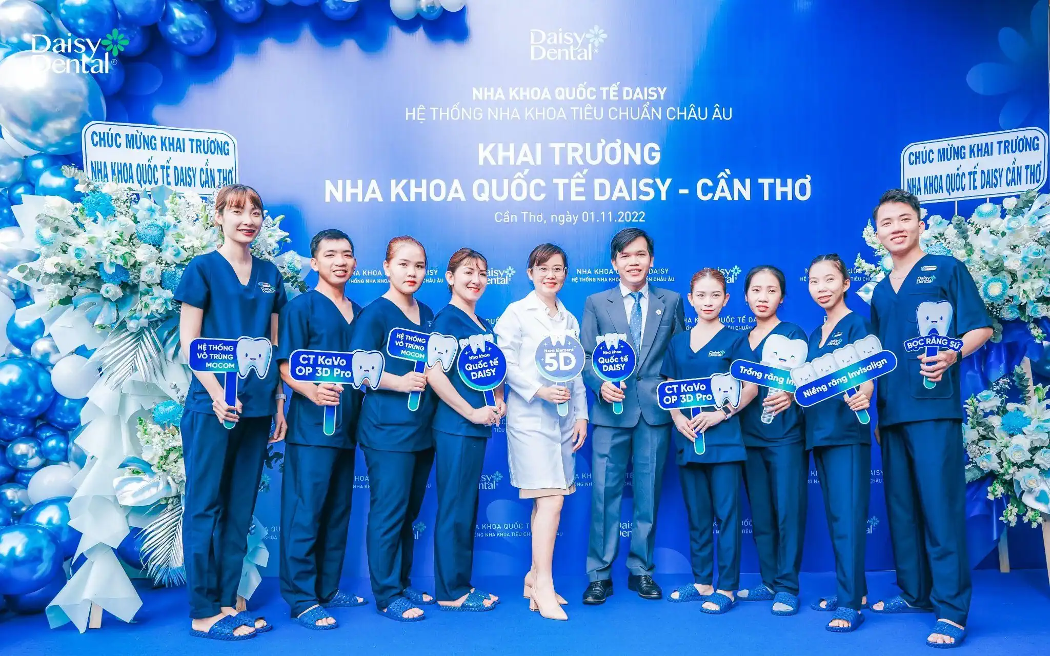 Nha khoa Quốc tế DAISY chi nhánh Cần Thơ trong ngày khai trương, đánh dấu hành trình mới của thương hiệu tại khu vực miền Tây.