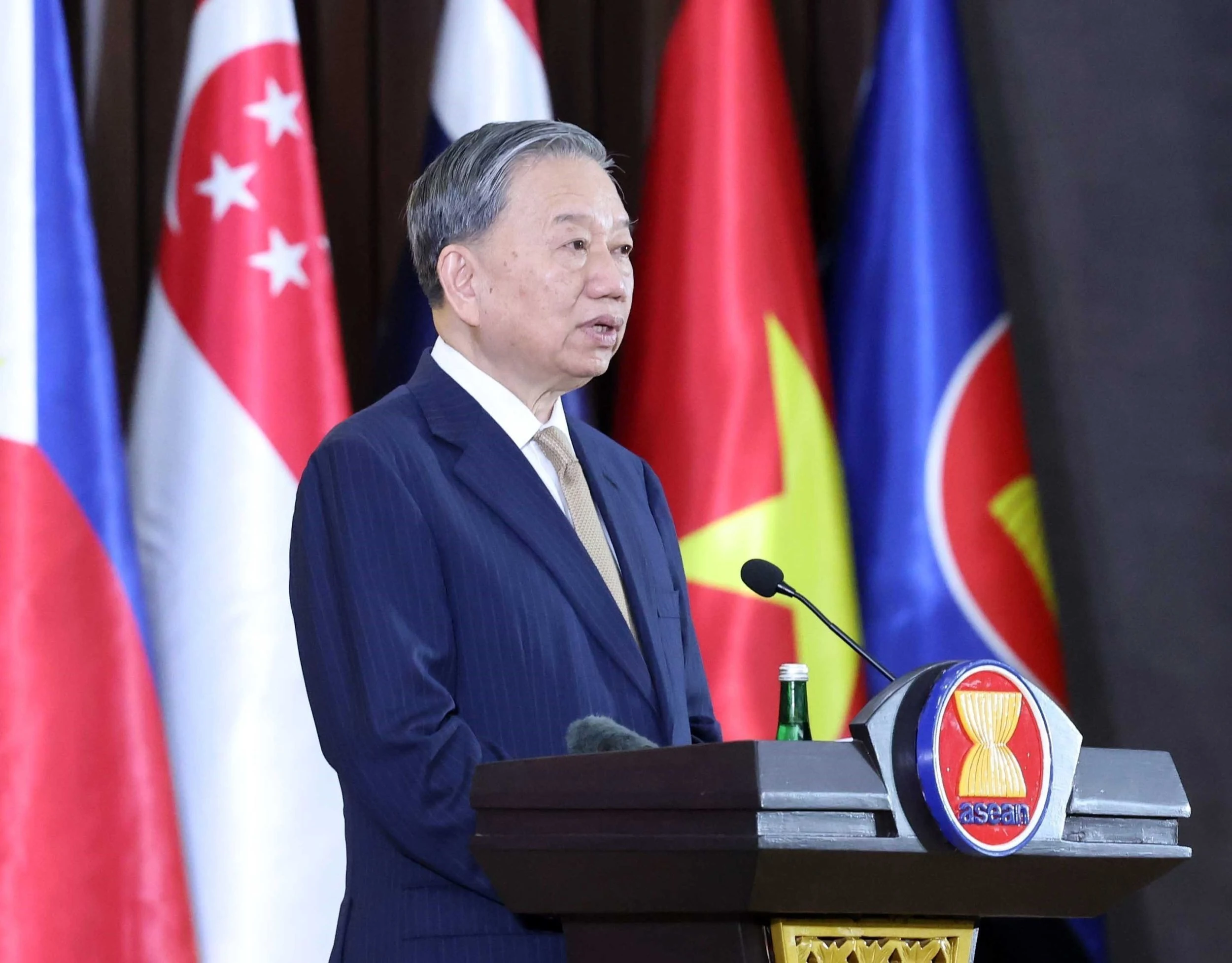 Tổng Bí thư Tô Lâm dự Lễ kỷ niệm 30 năm Việt Nam gia nhập ASEAN