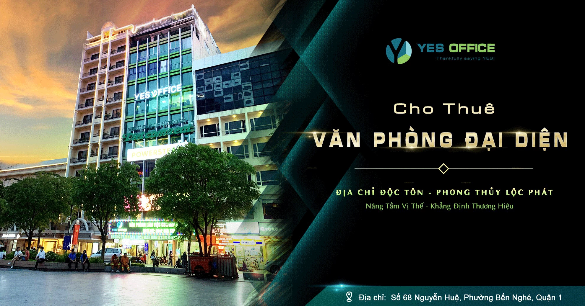 Yes Office – Đơn vị uy tín cho thuê văn phòng ảo quận 1 tại đường Nguyễn Huệ
