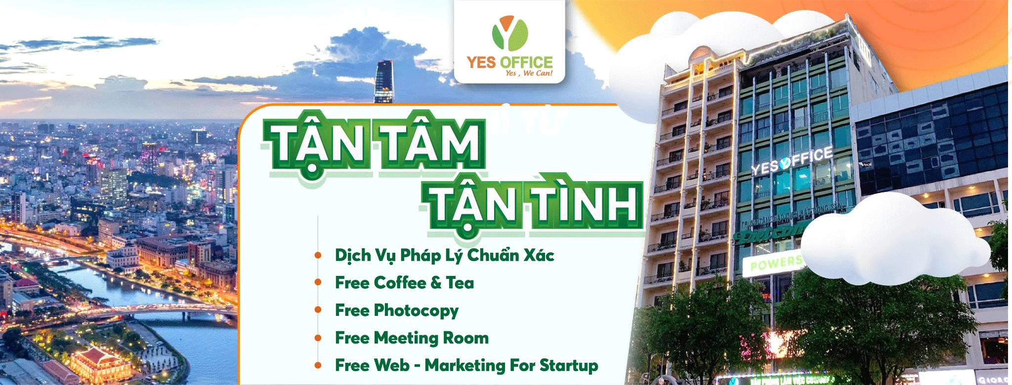 Yes Office – Đơn vị uy tín cho thuê văn phòng ảo quận 1 tại đường Nguyễn Huệ