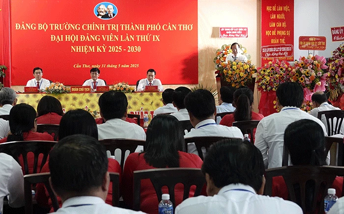 Trường Chính trị TP Cần Thơ tổ chức Đại hội đảng viên nhiệm kỳ 2025-2030